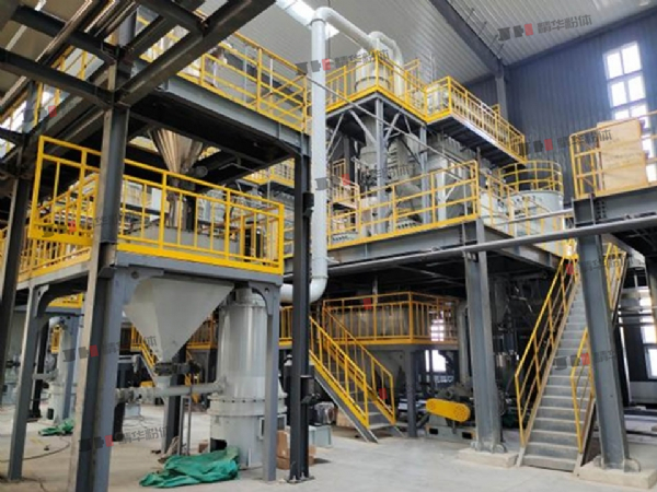 立式沖擊磨-石油焦-山東生產現場